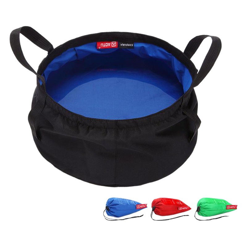 Fishing Water Basin Portable Travel Laundry Wash Basin Foot Bag Bucket Outdoor Travel Water Basin AT6620