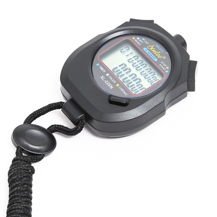 Picture of Double Row 10 channels waterproof non-slip multifunctional electronic stopwatch large digital display referee timer XL-026N