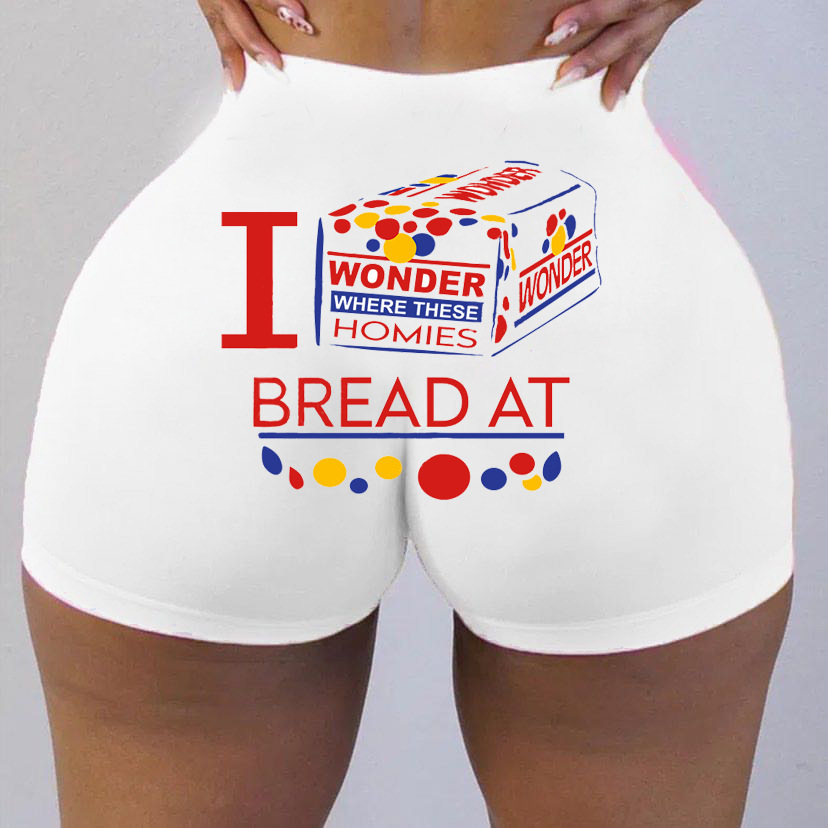 Picture of Cross-border Hot Letter Hip Fitness Sports Leisure European and American Style Women's Shorts