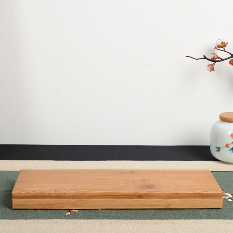 Picture of Solid wood packaging chopsticks wooden box custom pull-out bamboo box custom LOGO multi-specification wooden box custom