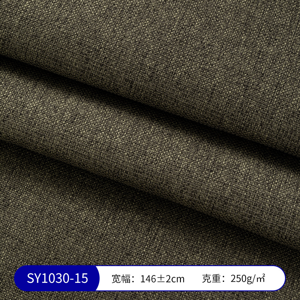 Picture of Waffle Chenille Fabric Factory Ready Stock Imitation Cotton and Linen Tablecloth Luggage Handicraft Engineering Cloth