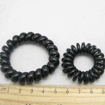 Picture of Candy Color Bold Bracelet Telephone Line Hair Ring Extra Large Rubber Band South Korea Headwear Hair Accessories Headband Spring Ring