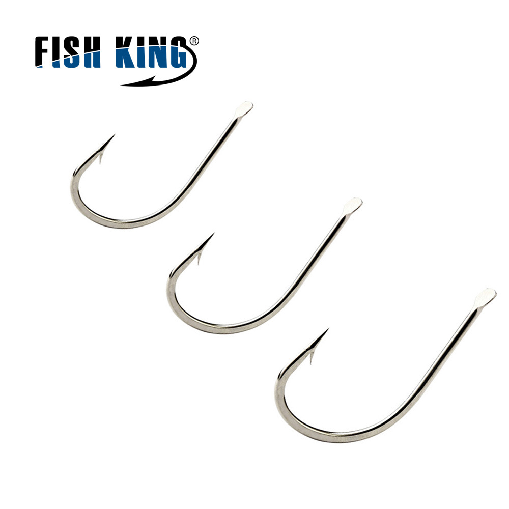 Picture of Fishking Haixi 100 Pieces Boxed Fishhook Competitive Crucian Carp Fishing with Barbed High Carbon Fishing Gear Cross-Border Wholesale