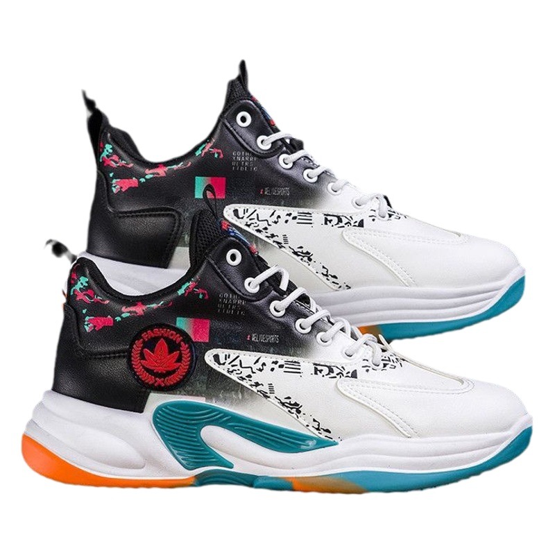 New Spring basketball shoes men's shoes new street fashion trendy combat boots court sneakers student running shoes men