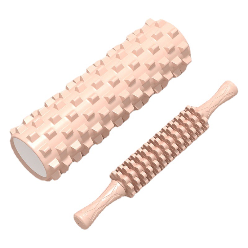 Eva Foam Shaft Mace Yoga Column Fitness Massage Stick Muscle Relaxer 45cm Langya Hollow Yoga Column