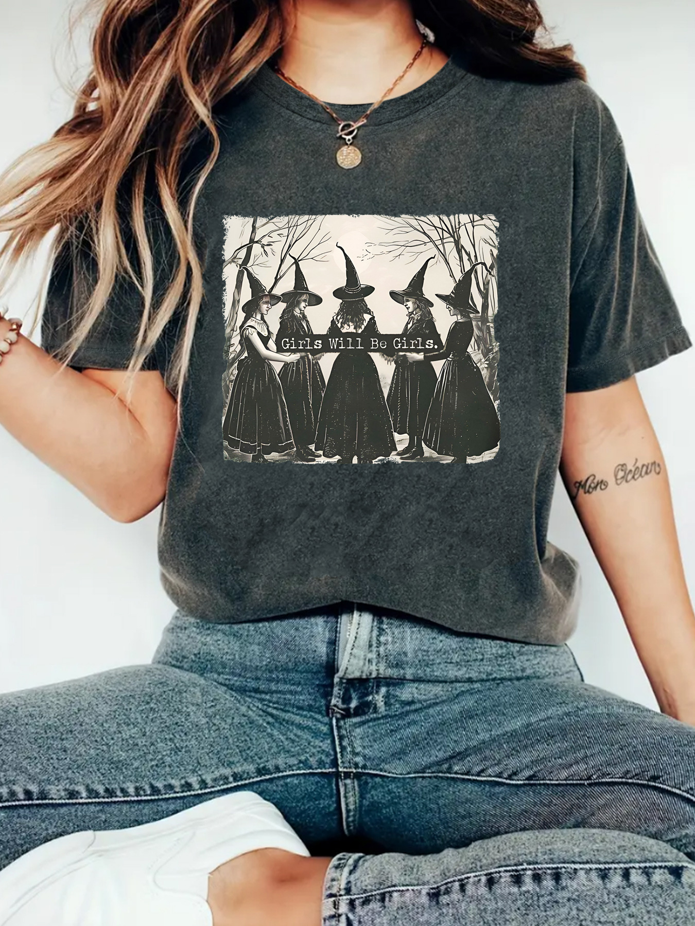 Amazon Europe and the United States summer women's girls are girls pattern round neck short sleeve casual fashion foreign trade explosions T-shirt