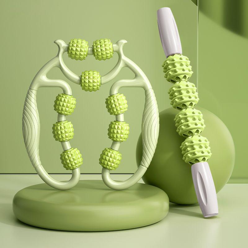 Leg Massager Ring Clip Leg Relieve Muscle Relaxation Kneading Spike Roller Shaft Exercise Body Relaxation Artifact