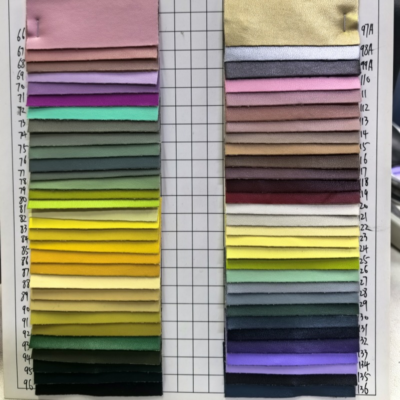 Picture of Pu Elastic Clothing Anime Leather Cosplay Lambskin Pattern Sheepskin Plain Nappa B40 Clothing Plain Elastic Brazilian Leather Fine Grain