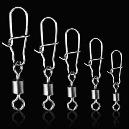 American swivel reinforced pin connector set hot selling accessories black double-ring lub connector