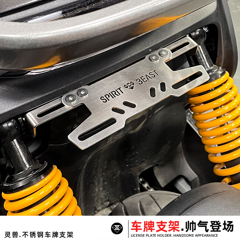 Spirit Beast Is Suitable for No. 9 Orion Decorative Bracket Modified Electric Vehicle Mechanic Stainless Steel Fixed Frame F90