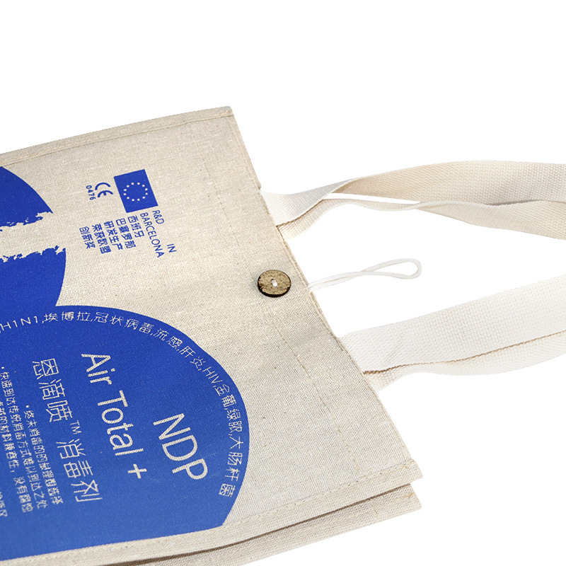 Picture of Canvas Bag Wholesale Canvas Tote Bag Student Backpack Linen Bag Cotton Bag Logo Cotton and Linen Custom Canvas Bag