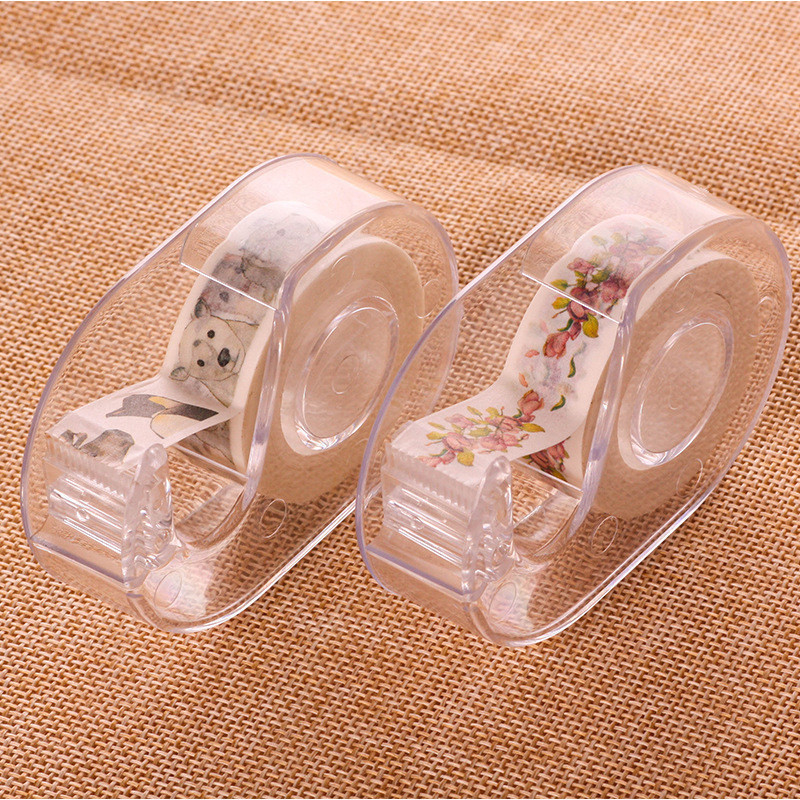 Portable small 1.5CM and paper tape cutter tape tape holder hand account tape storage cutting seat