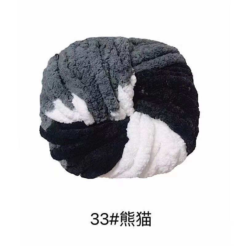Picture of Extra Thick Ice Stick Cat Tail Thread Wholesale Sausage Wool Handmade DIY Cushion Blanket Cat Nest Big Tree Sweater Decoration