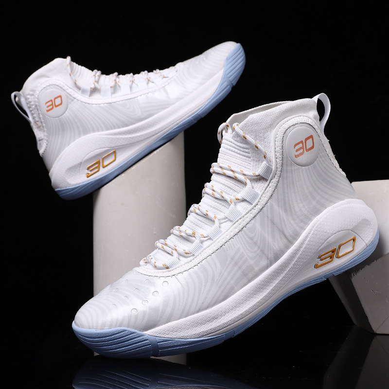 Spring and Autumn Children's Basketball Shoes Men's Teenagers War Boots Physical Education Training Playing Games Sports Shoes for Middle School Students Women's Shoes