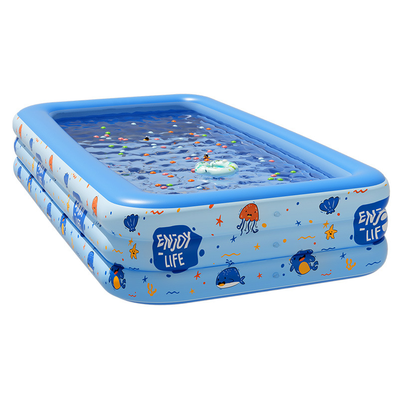 Picture of Swimming Pool Baby Children Inflatable Swimming Pool Adult Super Large Household Mobile Smart Flash Charging Swimming Pool Outdoor Wholesale