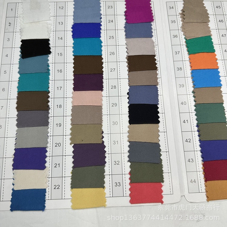 Spot supply woven cotton twill 30 cotton yarn card spring and summer shirt dress clothing and other fabrics