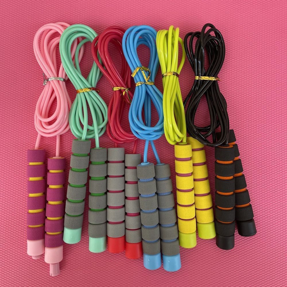 Manufacturer Wholesale New Foam Handle Children's Racing Skipping Rope Adult Fitness Fat Burning Sports Special Sporting Goods