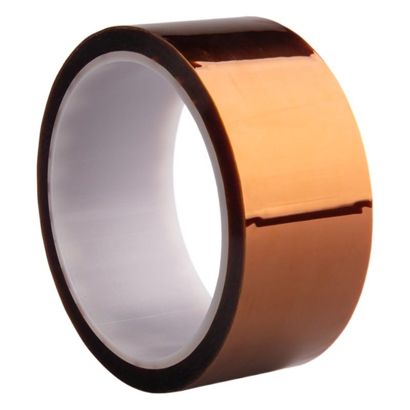 Factory Direct Sales Pet Gold Finger Tape Polyester Film Brown High Temperature Resistant Tape Insulation Has Good Stickiness and Does Not Residual Glue