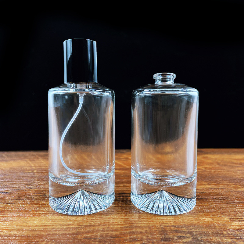 Factory Direct Sales 30/50/100ml Card Mouth Bottle Transparent Cylindrical Bottle Convenient Spray Bottle
