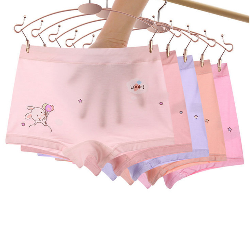 Picture of Girls' underwear summer thin boxer modal children's baby children's boxer underwear without pp