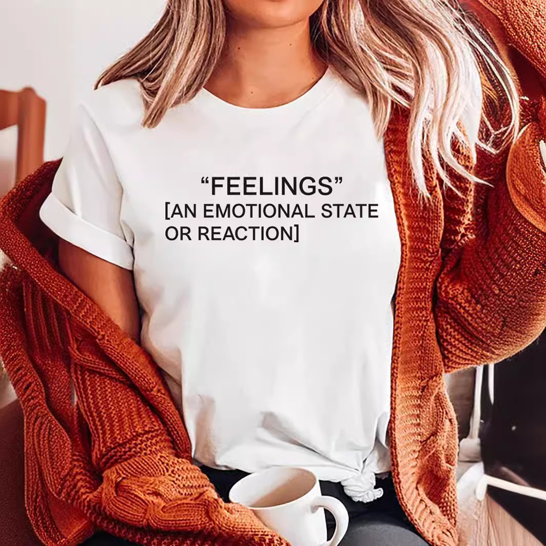 Foreign trade Independent Station Women's top Round Neck Slogan Printed Short-sleeved t-shirt