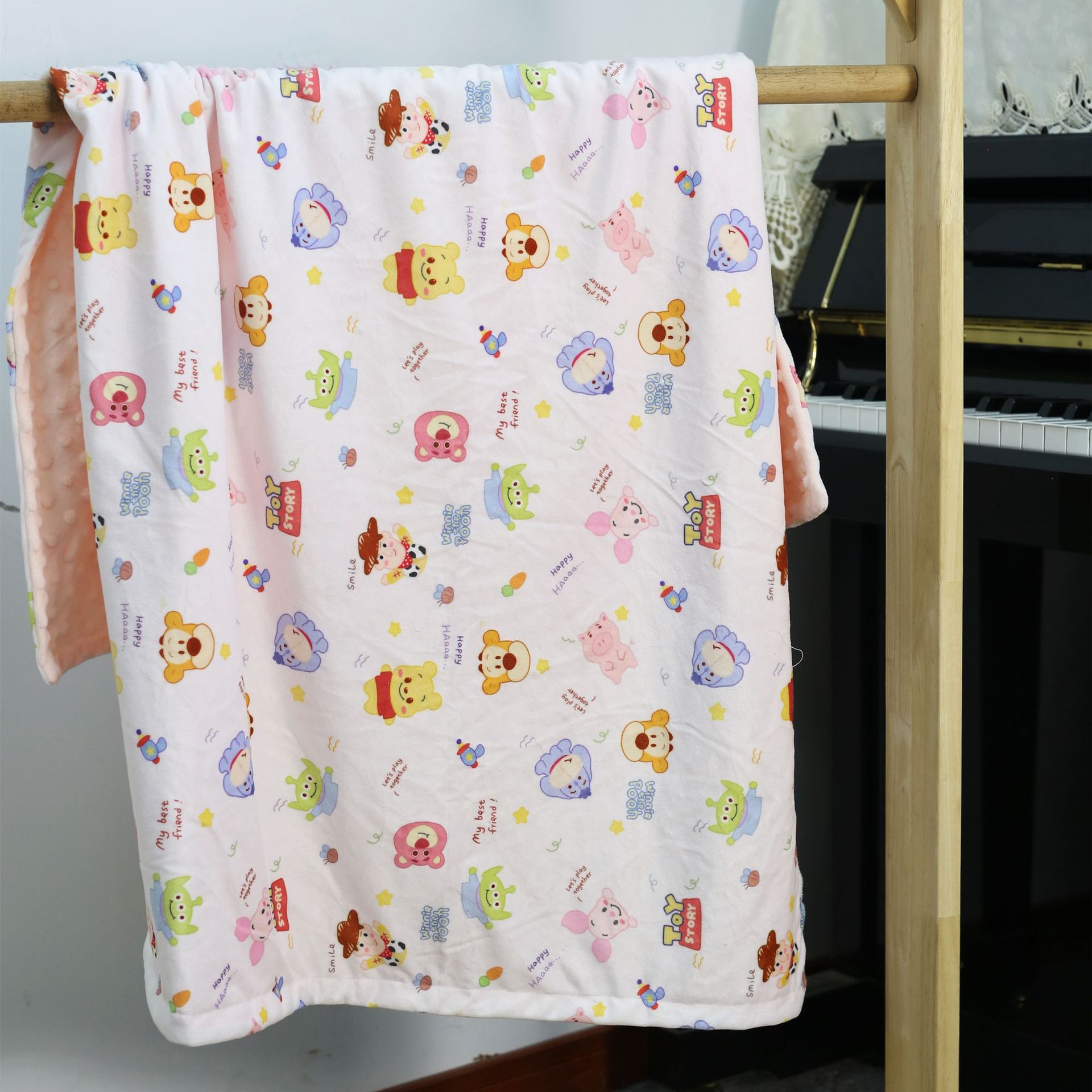 Picture of Beanie Blanket, Suitable for All Seasons, Soothing Children's Blanket, Baby Newborn Touch Blanket, Japanese-Style Children's Blanket