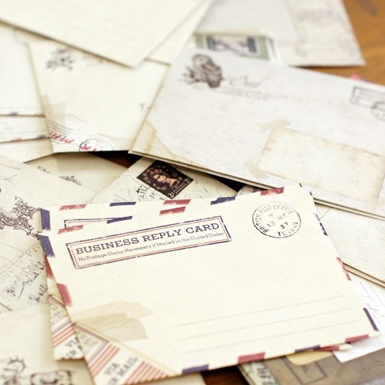 Picture of Spot envelope creative Chinese style retro Kraft paper Western small envelope wholesale exquisite mini cute simple