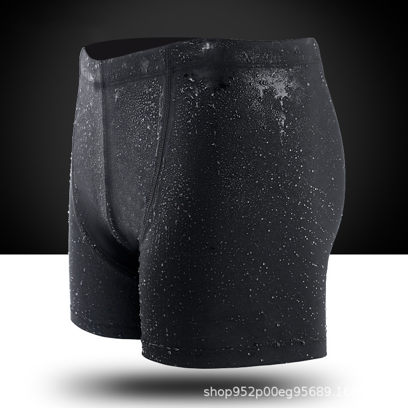 Swimming Trunks Men's Boxer Shark Skin Quick-drying Hot Spring Loose Swimming Trunks Adult Hot Spring Swimming Trunks Equipment