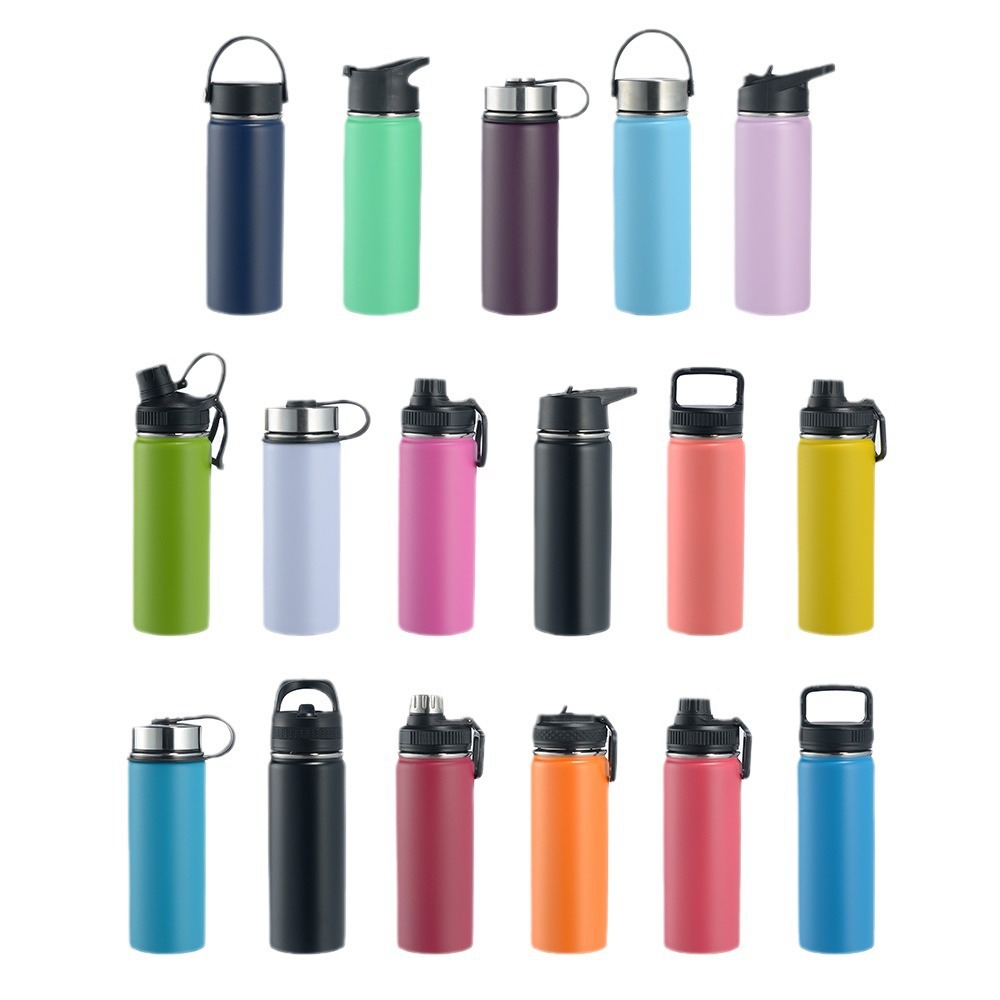 16oz Space Pot 304 Stainless Steel Double-Layer Insulated Cup Outdoor Large-Capacity Mountaineering Sports Water Kettle with High Temperature Resistance
