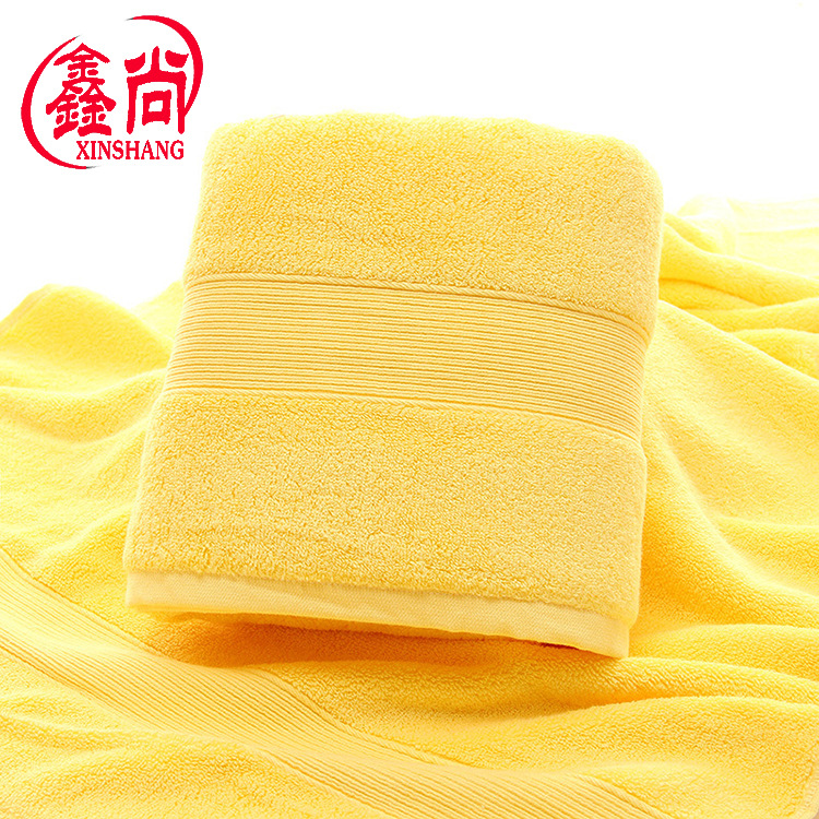 Picture of Pure Cotton Bath Towel Wholesale 650g Thick Absorbent Large Bath Towel Pure Cotton Hotel Break Export Bath Towel Custom Logo