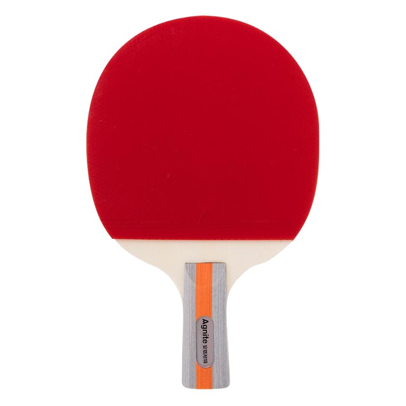 Deli Angnet F2320 Table Tennis Racket Straight Handle 2 Rackets 3 Balls Set Short Handle Table Tennis Racket Durable