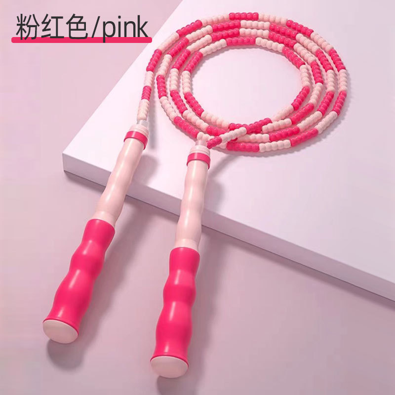 Picture of New Children's Bamboo Skipping Rope Wholesale Primary School Students Kindergarten Special Adjustable Skipping Rope Beginners Signature Skipping Rope