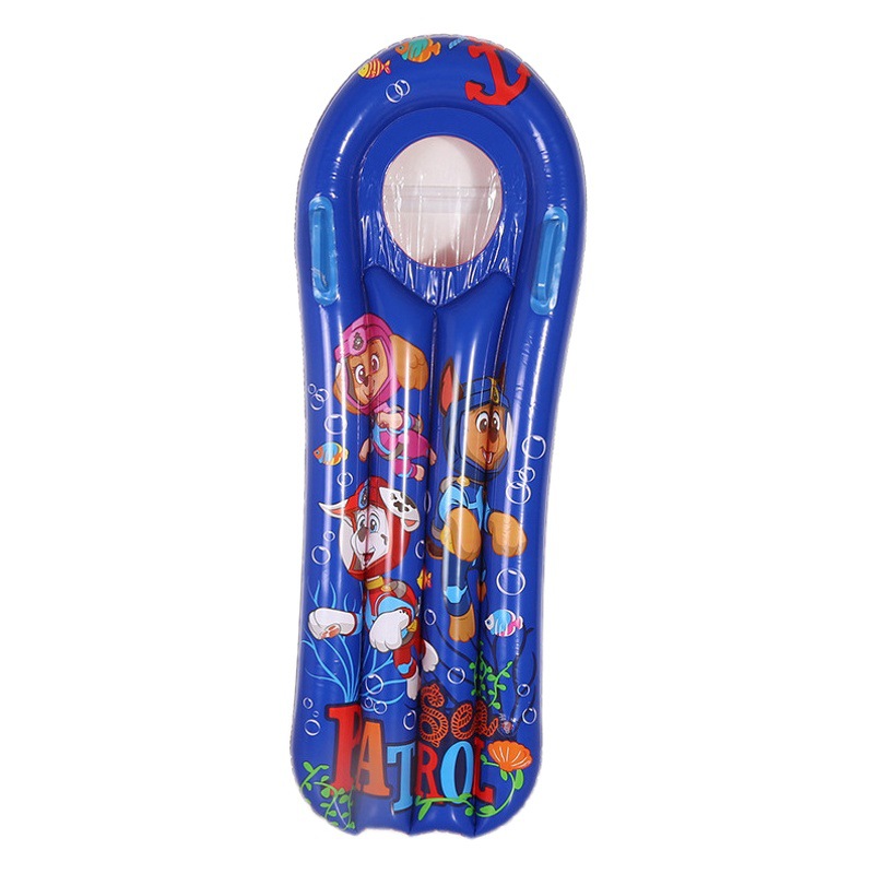 Inflatable Surfboard Children's Floating Row Water Play Water Toy Mount Learning Swimming Leaves Floating Board Manufacturers Sales Floating Bed