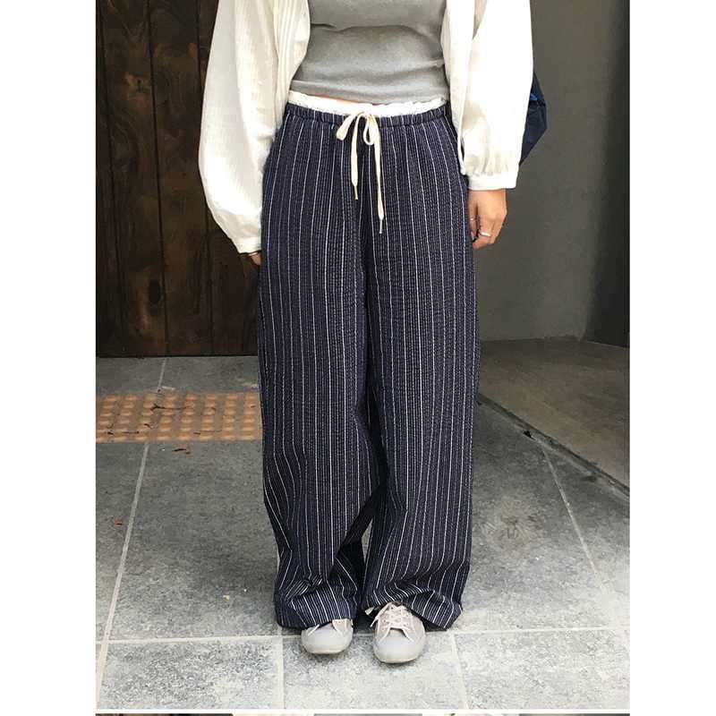 Korean Style Stripesd Casual Pants