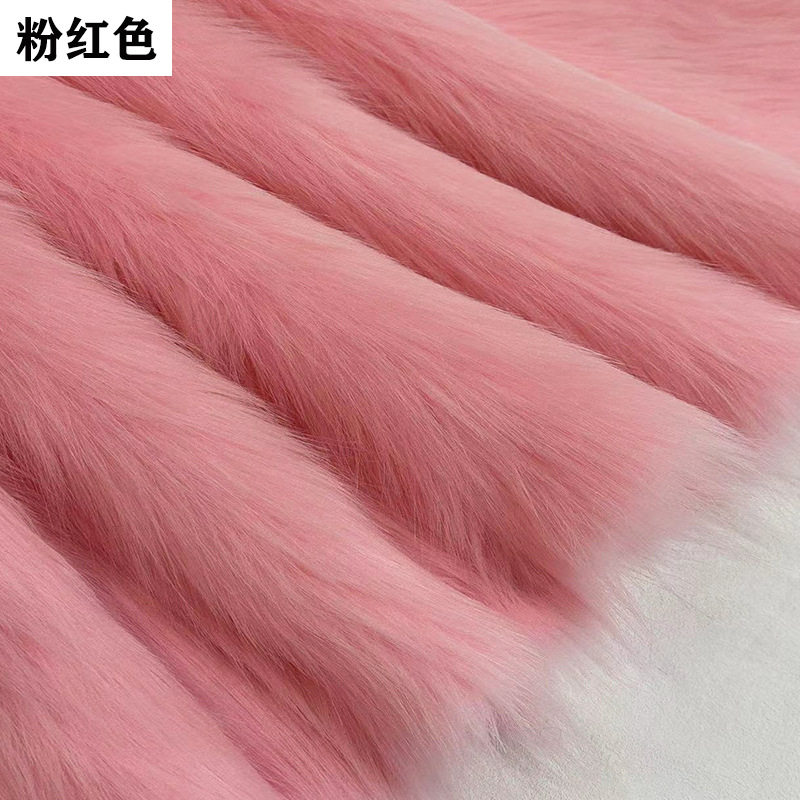 Picture of Imitation fox fur cloth plush cloth fabric 5cm long fur carpet cloth imitation fur clothing animal hair