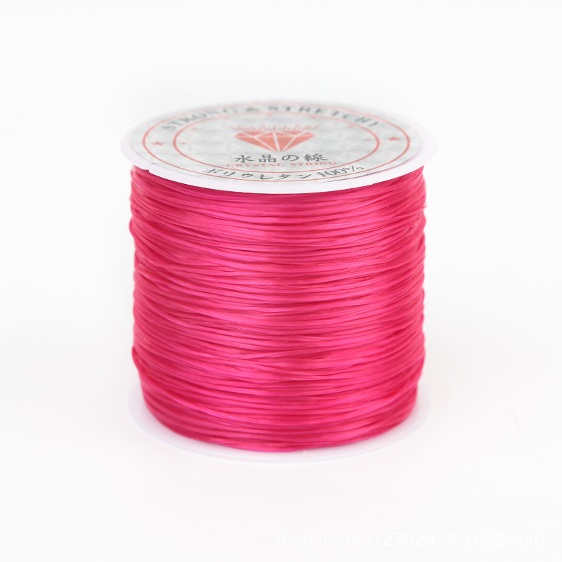 Picture of Flat elastic string bracelet rope spandex crystal line hand-worn beads bracelet accessories material manufacturers