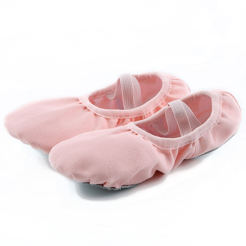 Picture of Dance shoes lace-free elastic female children's soft bottom exercise shoes indoor body yoga cat claw dancing shoes wholesale