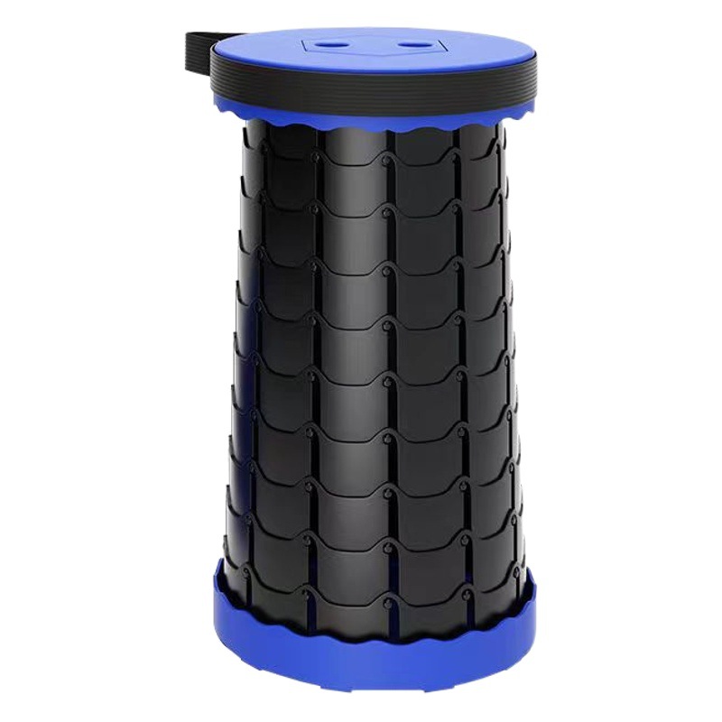Folding Stool Outdoor Portable Plastic Telescopic Stool Household Shrinkable Seat Adjustable Night Market Lifting Mazar