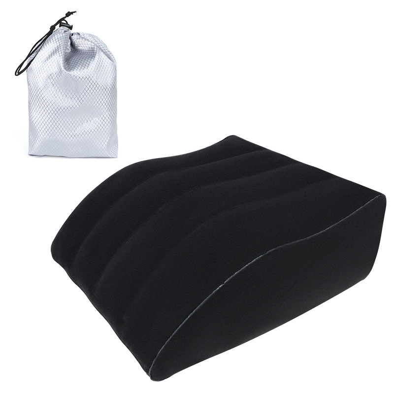 Picture of Inflatable Leg Pillow Raising Foot Pillow Bed Artifact Decompression Pillow Knee Relaxation Fatigue Relief Trapezoidal Leg Cushion in stock
