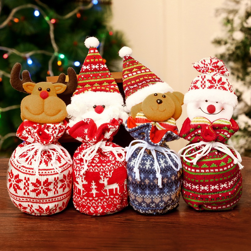 Picture of Christmas Gift Apple Bag Handbag Adult Children Children Christmas Gift Decoration High-end Gift Bag