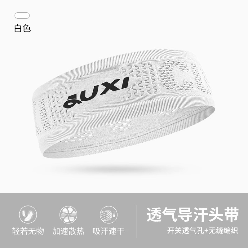 Picture of New Sports Headband for Men and Women Outdoor Running Basketball Fitness Yoga Sweat-Wicking Breathable High-Elastic Hairband Anti-Sweat Band