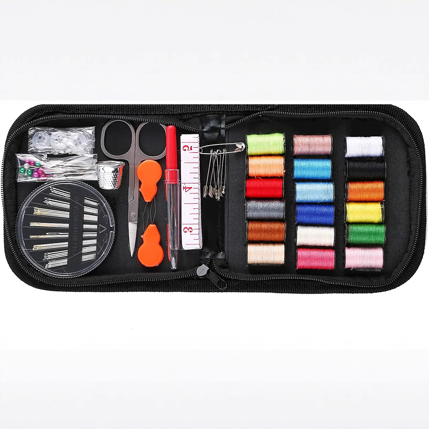 Picture of Multifunctional Storage handmade sewing combination travel home convenient sewing kit 72-piece sewing kit suit