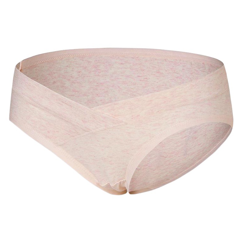 Maternity Underwear, Prenatal Pure Cotton Breathable Low-Rise Shorts, Spring and Autumn Pregnancy Large Size All-Cotton Low-Waist Underwear for Women That Does Not Tighten the Belly