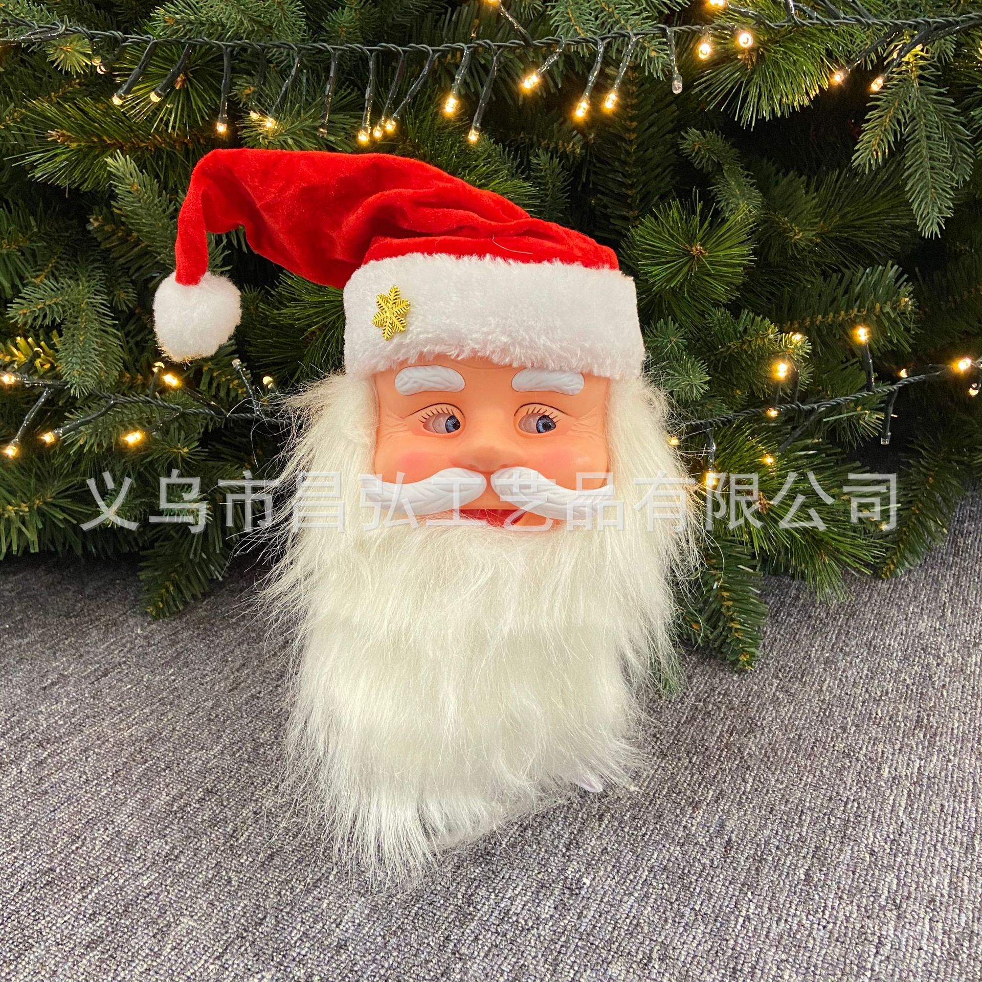 Electric Santa Claus Dancing Old Man Head Talking Cute Christmas Ornaments Children Christmas Decorations Gifts