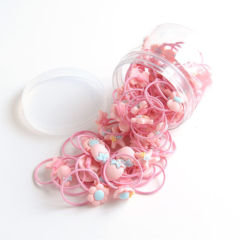Picture of Children's hair rope hair ring does not hurt the hair of Korean baby girl rubber band hair rope headdress cute girl hair accessories