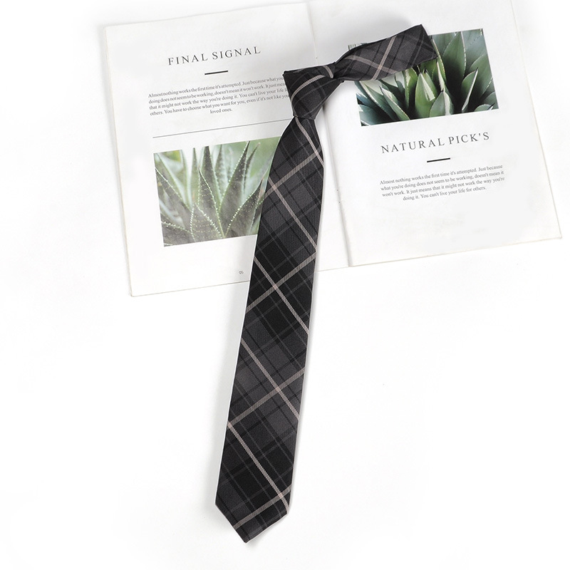 Picture of DK Hand Tie Lemon Sea Salt Original Japanese Uniform for Male and Female Students School Uniform College Style Plaid JK Factory Batch