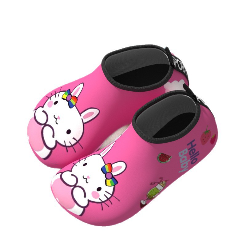 Picture of Children's beach shoes, non-slip soft-soled diving, snorkeling, swimming shoes, baby and baby water park shoes, sea rush and wading shoes