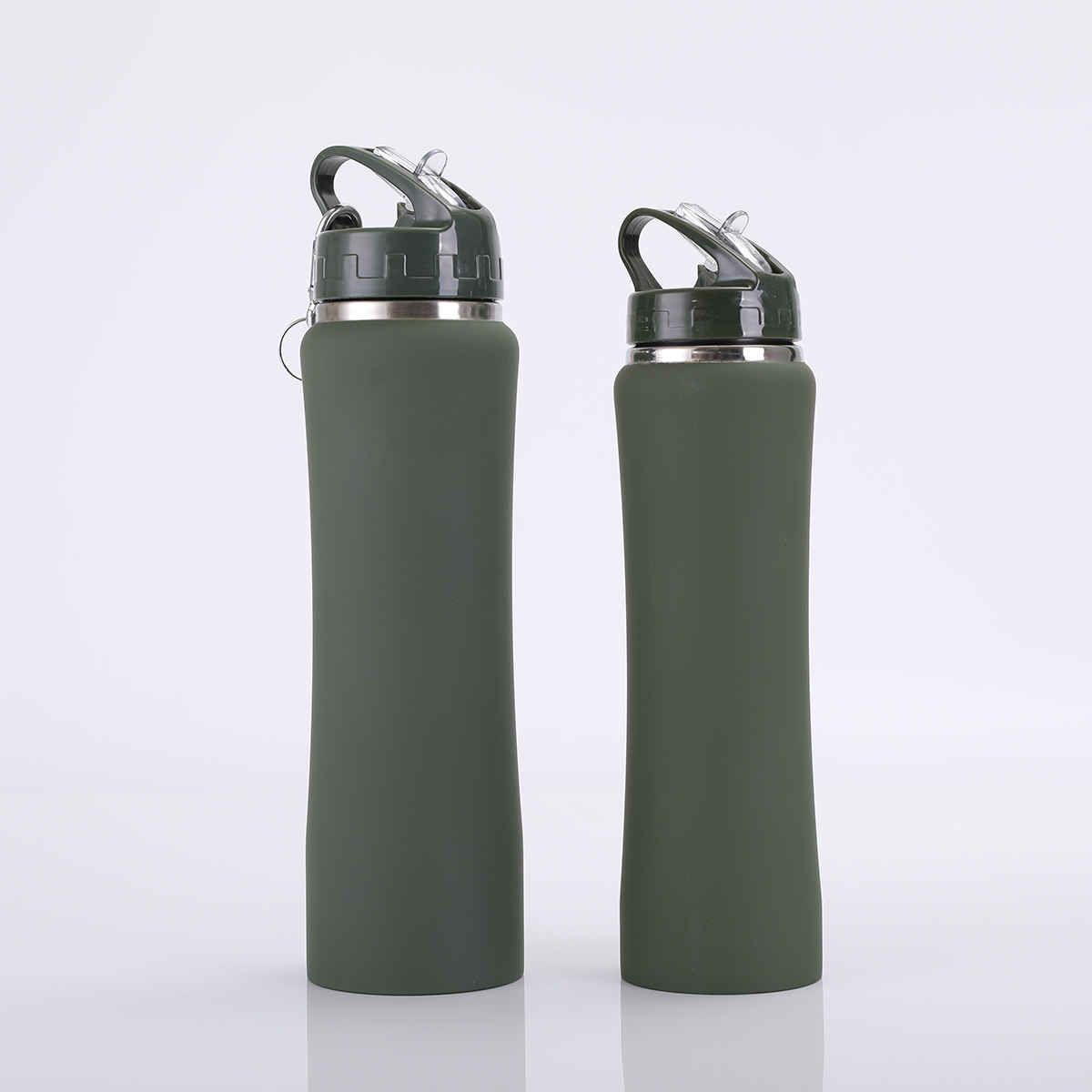 Picture of Cross-border 304 stainless steel straw accompanying cup small waist large capacity thermos cup outdoor portable sports kettle