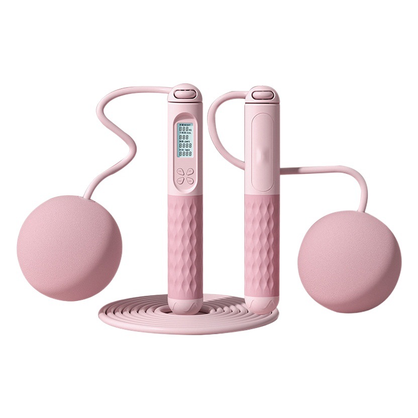 Adult Cordless Rope Skipping Big Ball Counting Weight Ball Fat Burning Special Fitness Indoor Cordless Sport for Girls