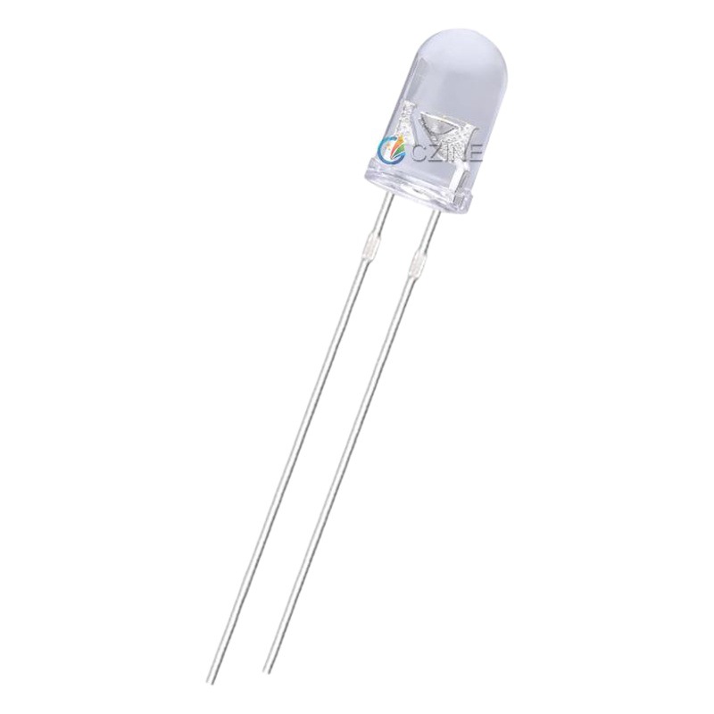 Picture of 5mm Lamp Bead F5 White Hair Red Nano Blue Light Disinfection Uv Warning Light Lighting Plug-In Led Lamp Bead Light Emitting Diode